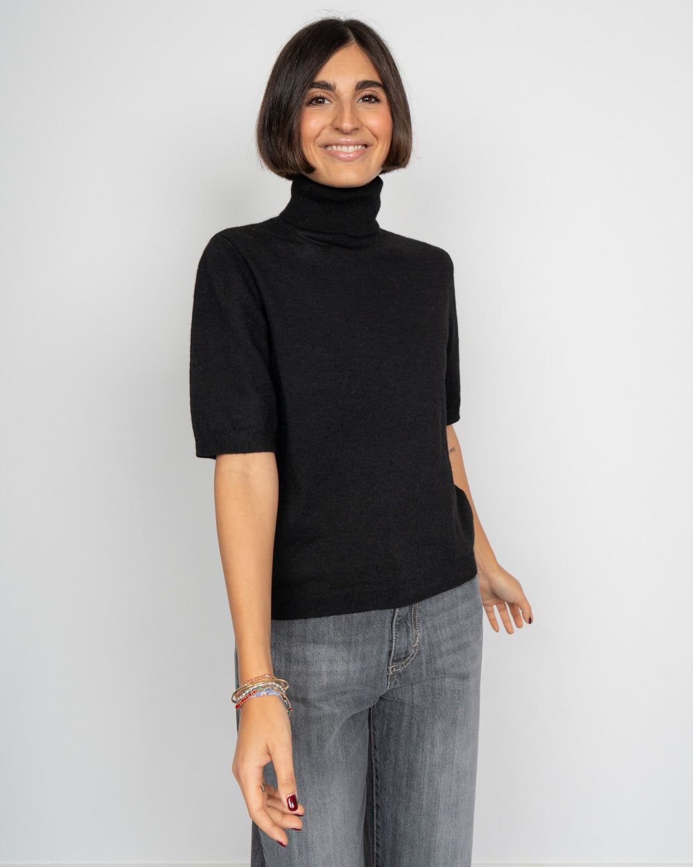 MAGLIONE MARINA NERO