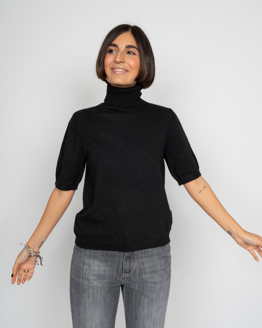 MAGLIONE MARINA NERO