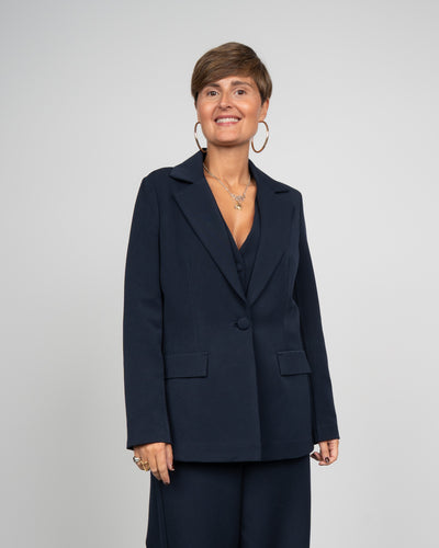 TAILLEUR BOX PALAZZO BLU