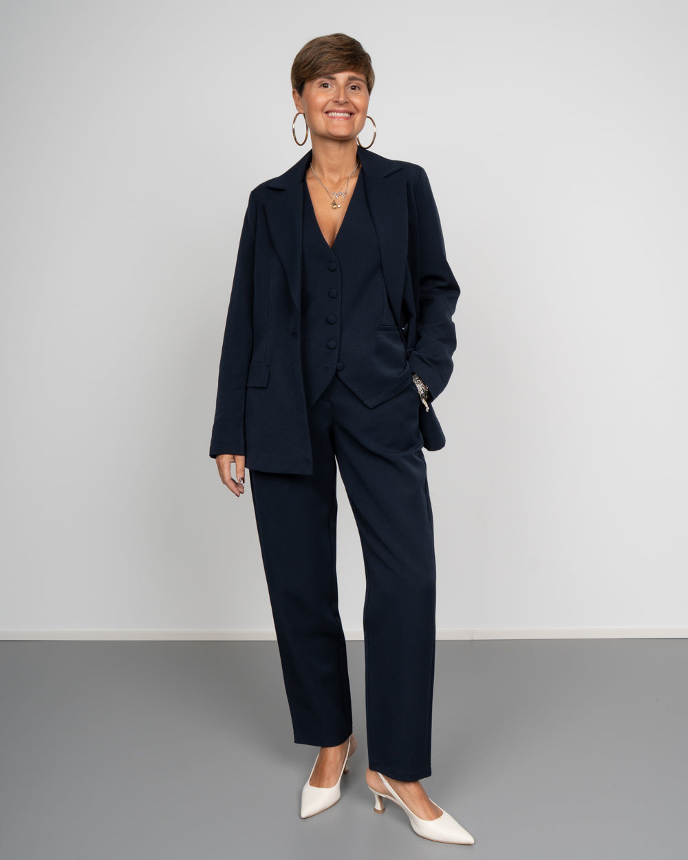 TAILLEUR BOX CAPRI BLU