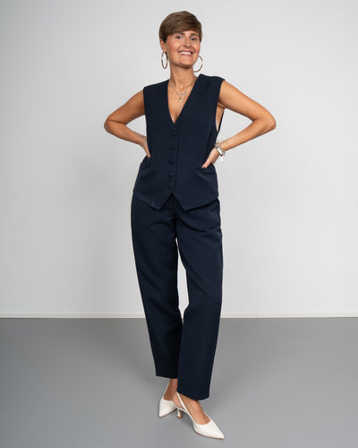 GILET SELMA BLU