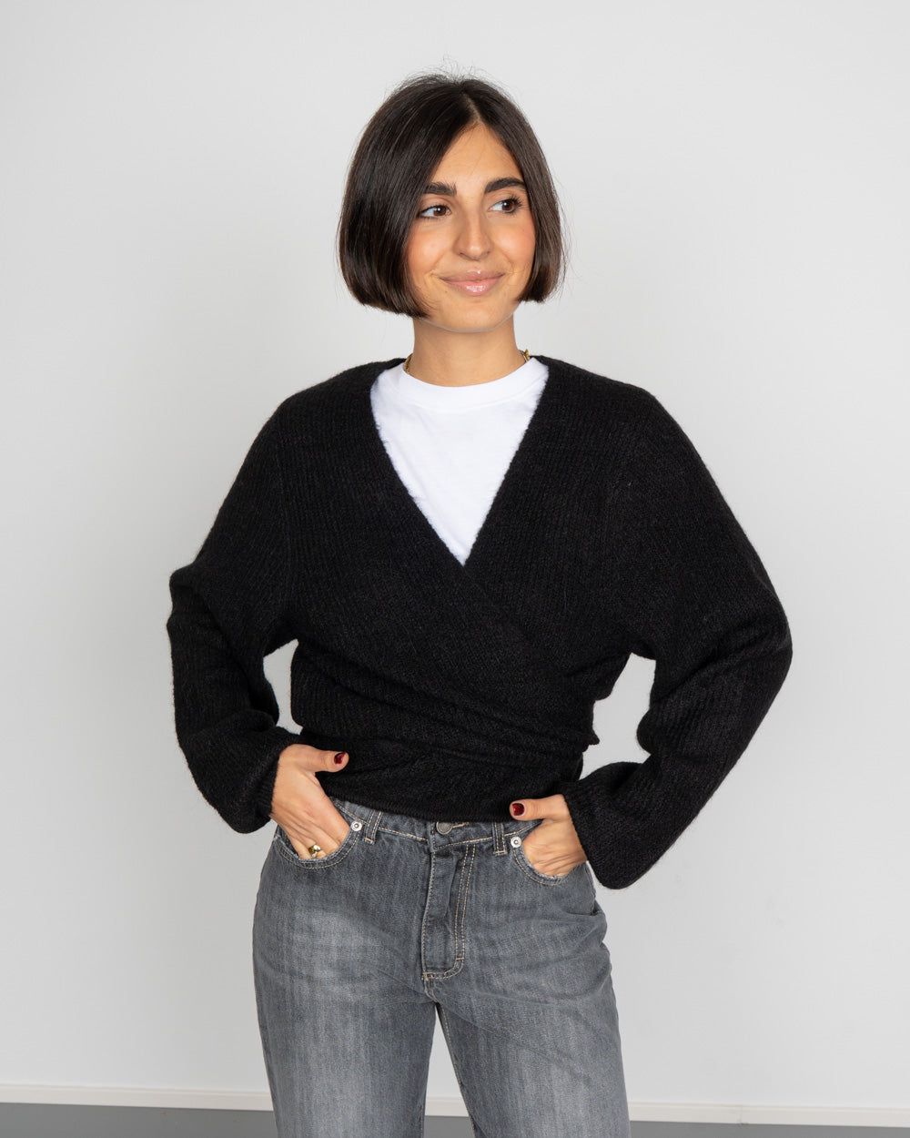 CARDIGAN KAMARA NERO