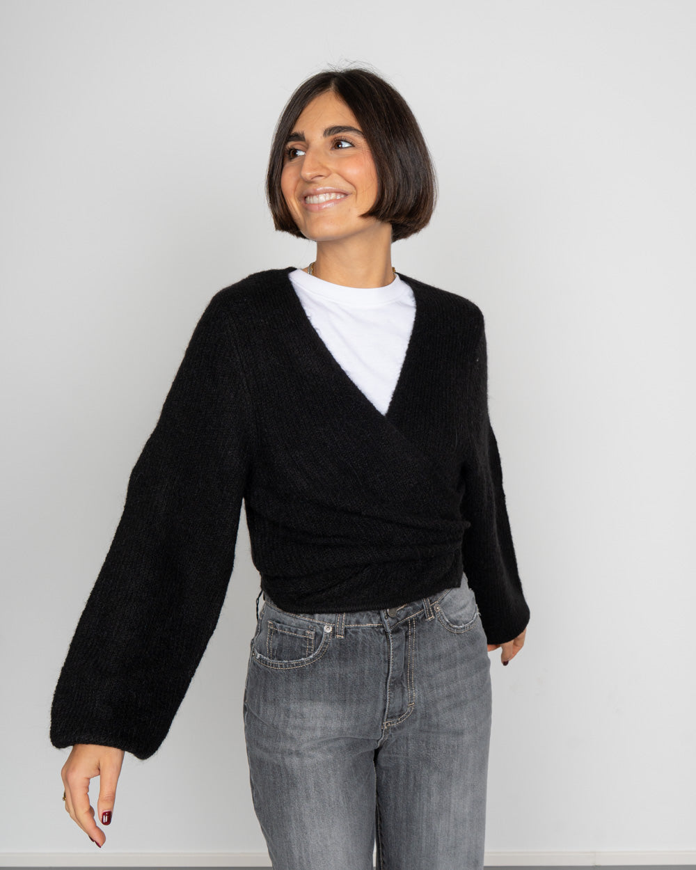 CARDIGAN KAMARA NERO