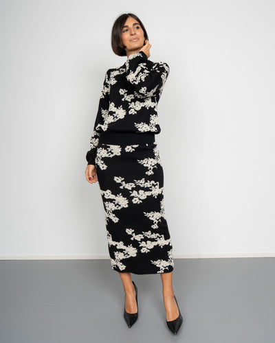 GONNA NANCY NERO FIORATO