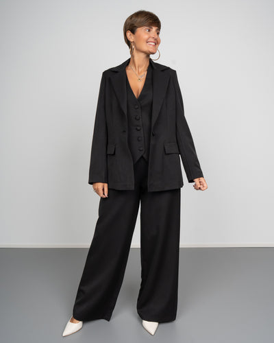 TAILLEUR BOX PALAZZO NERO