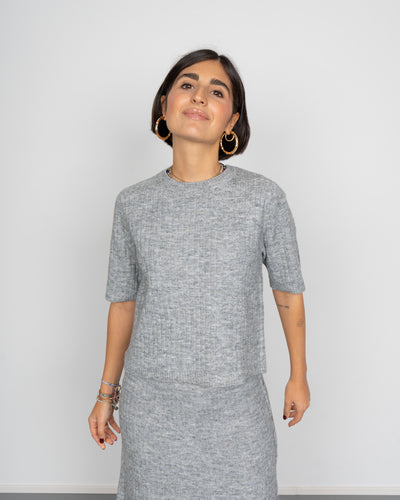 MAGLIONE SALLY GRIGIO CHIARO