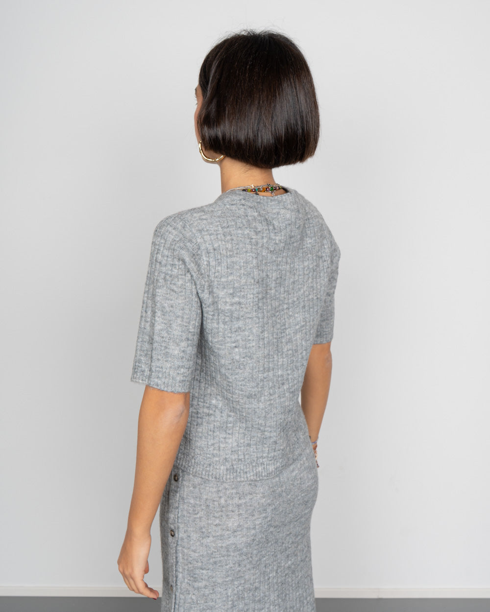 MAGLIONE SALLY GRIGIO CHIARO