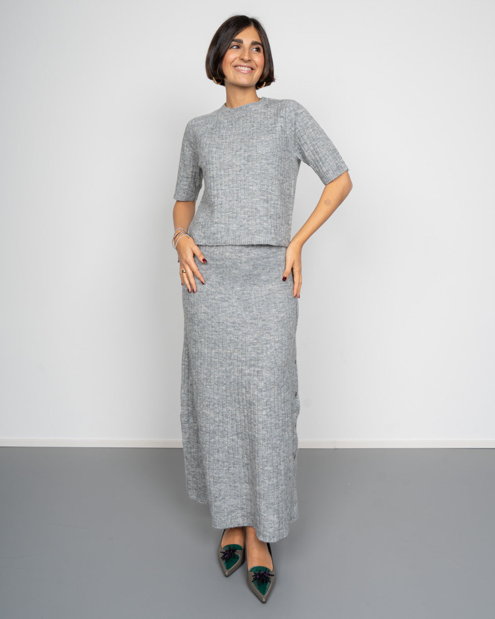 GONNA SALLY GRIGIO CHIARO