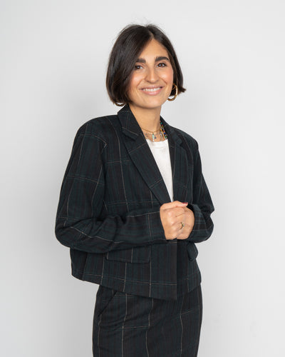 GIACCA KATE W NERO/VERDE