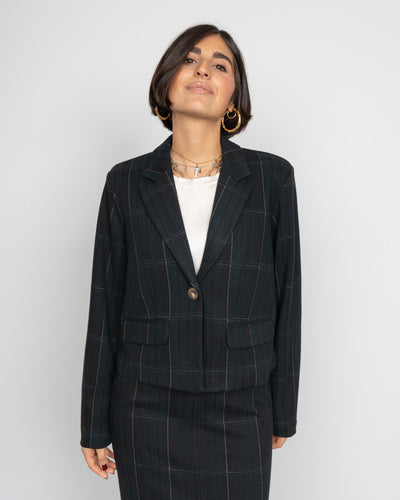 GIACCA KATE W NERO/VERDE