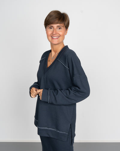 FELPA FEDRA BLU