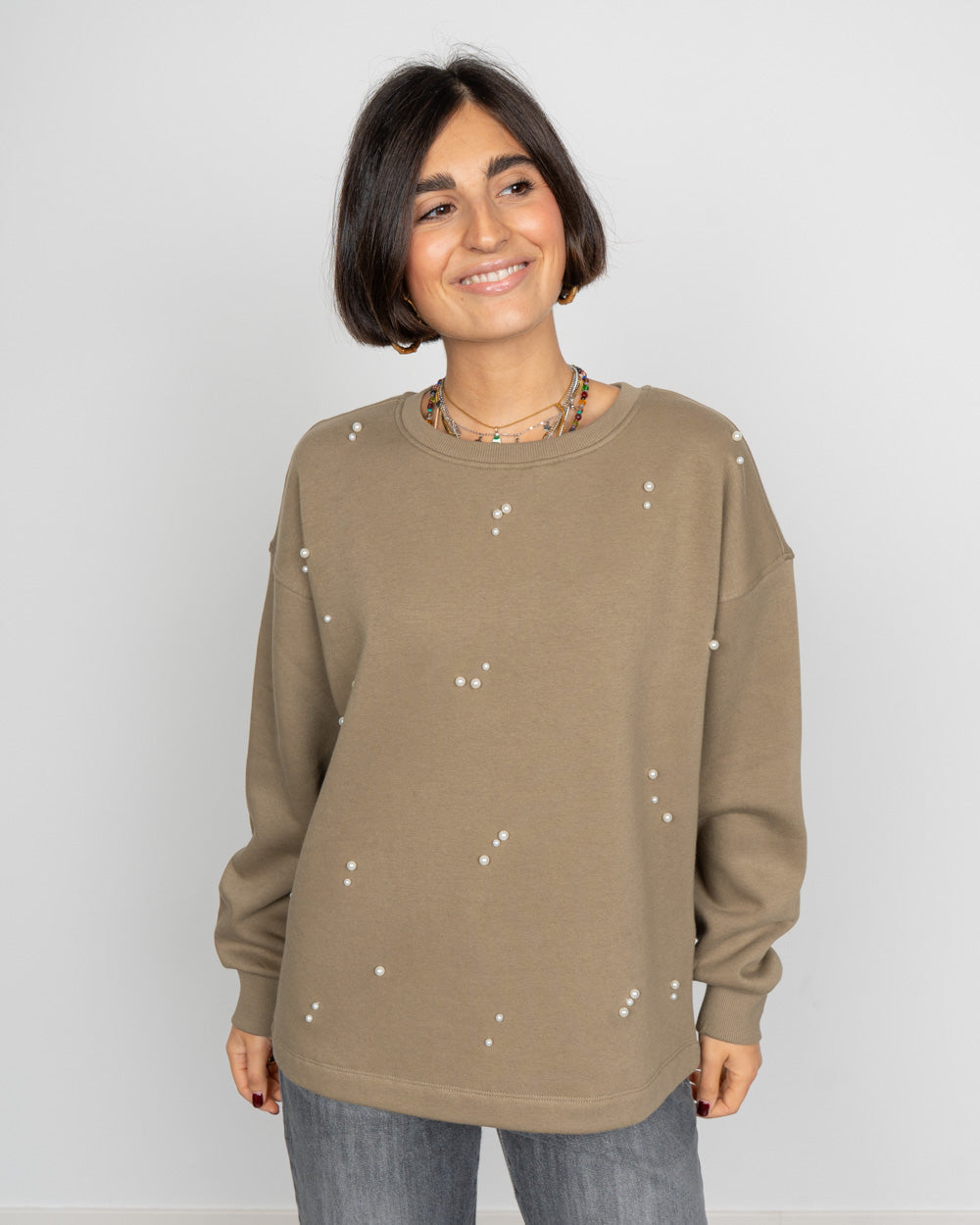 MAGLIONE FATILDA FANGO