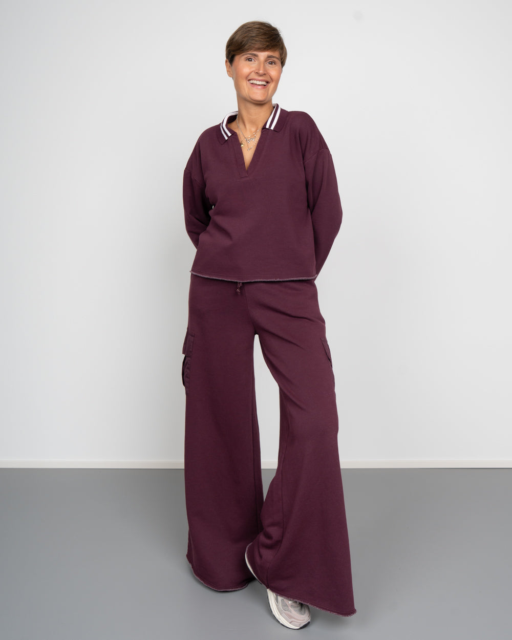 PANTALONE FEDE BORDEAUX