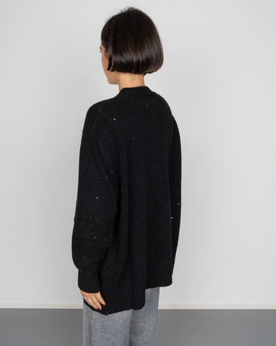 CARDIGAN FIAMMA NERO