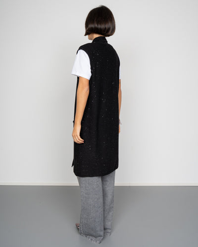 GILET FIORENZA NERO