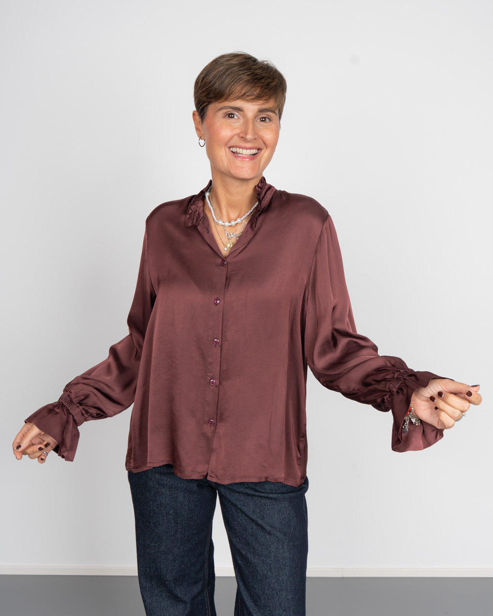 CAMICIA BELLA BORDEAUX 1