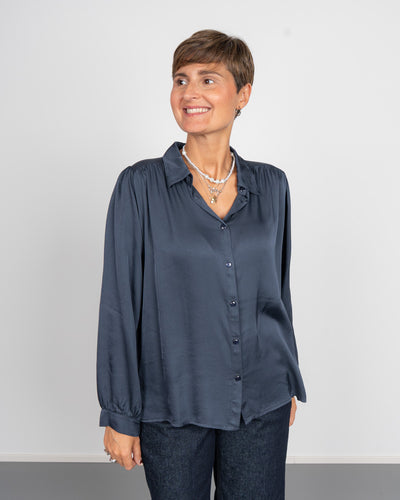 CAMICIA FOSCA BLU 2