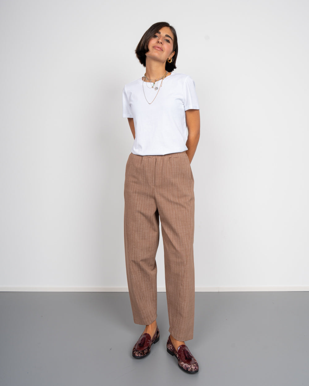 PANTALONE ALEX CAMMELLO