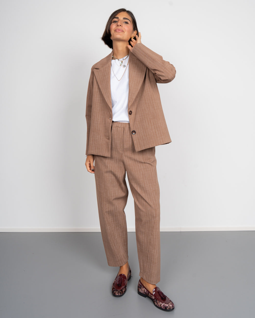 PANTALONE ALEX CAMMELLO