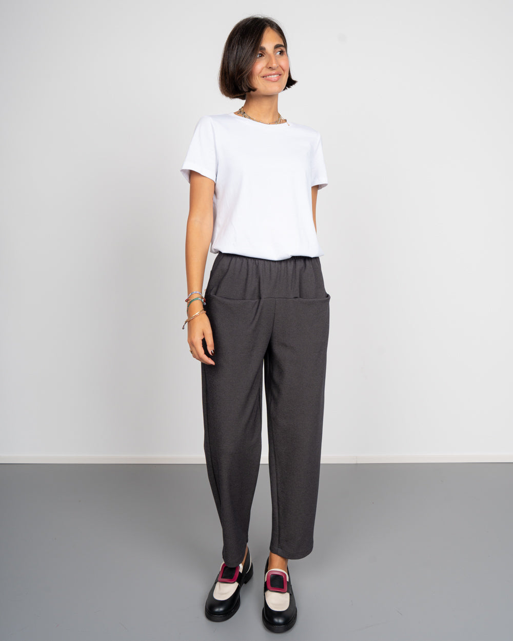 PANTALONE ARIANNA GRIGIO