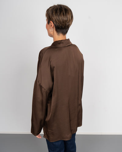 BLUSA BARBARA MARRONE