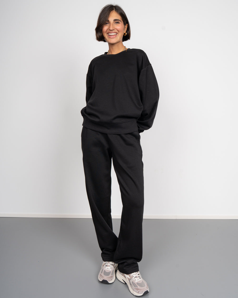 PANTALONE CHILLI WIDE NERO