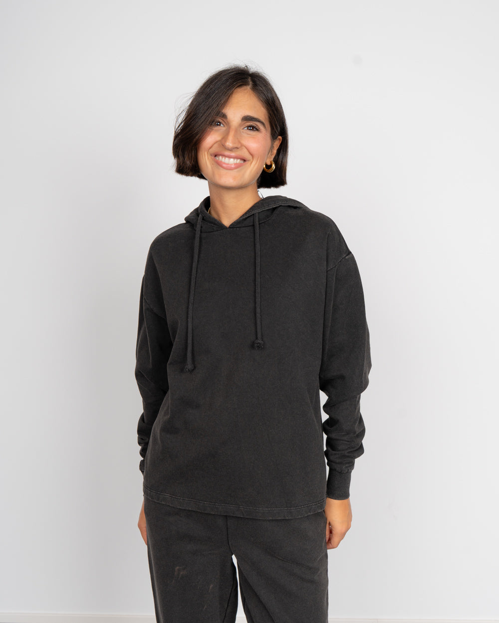 FELPA CHILLI HOOD NERO