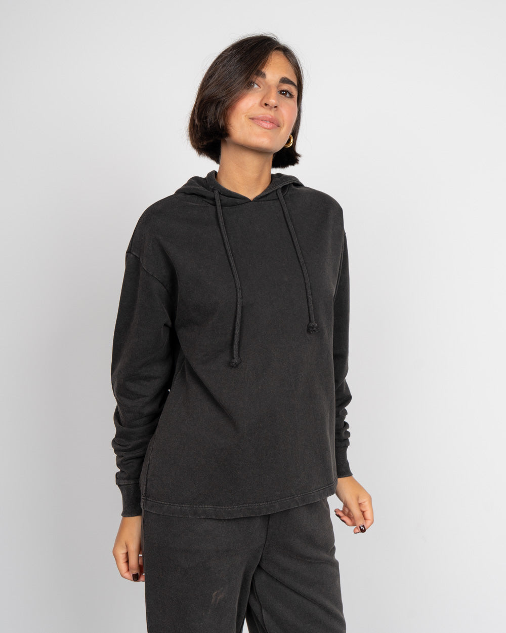 FELPA CHILLI HOOD NERO