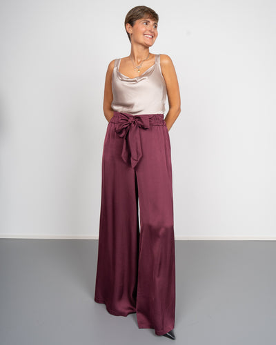 PANTALONE FERNANDA BORDEAUX 2