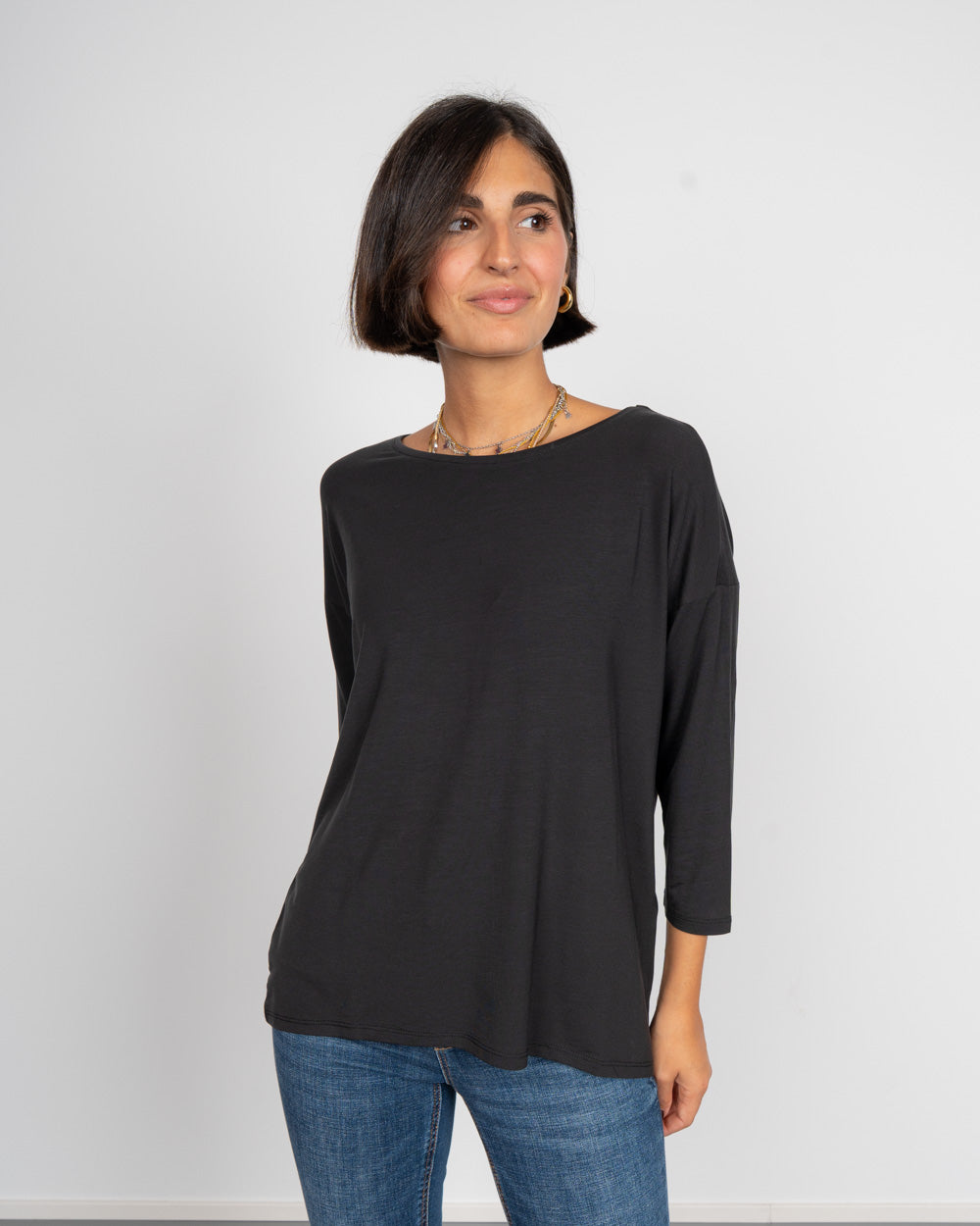 T-SHIRT AVA NERO