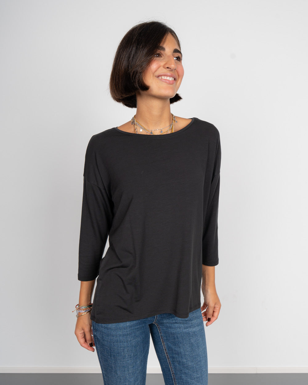 T-SHIRT AVA NERO