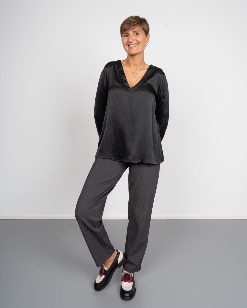 PANTALONE ADRY GRIGIO