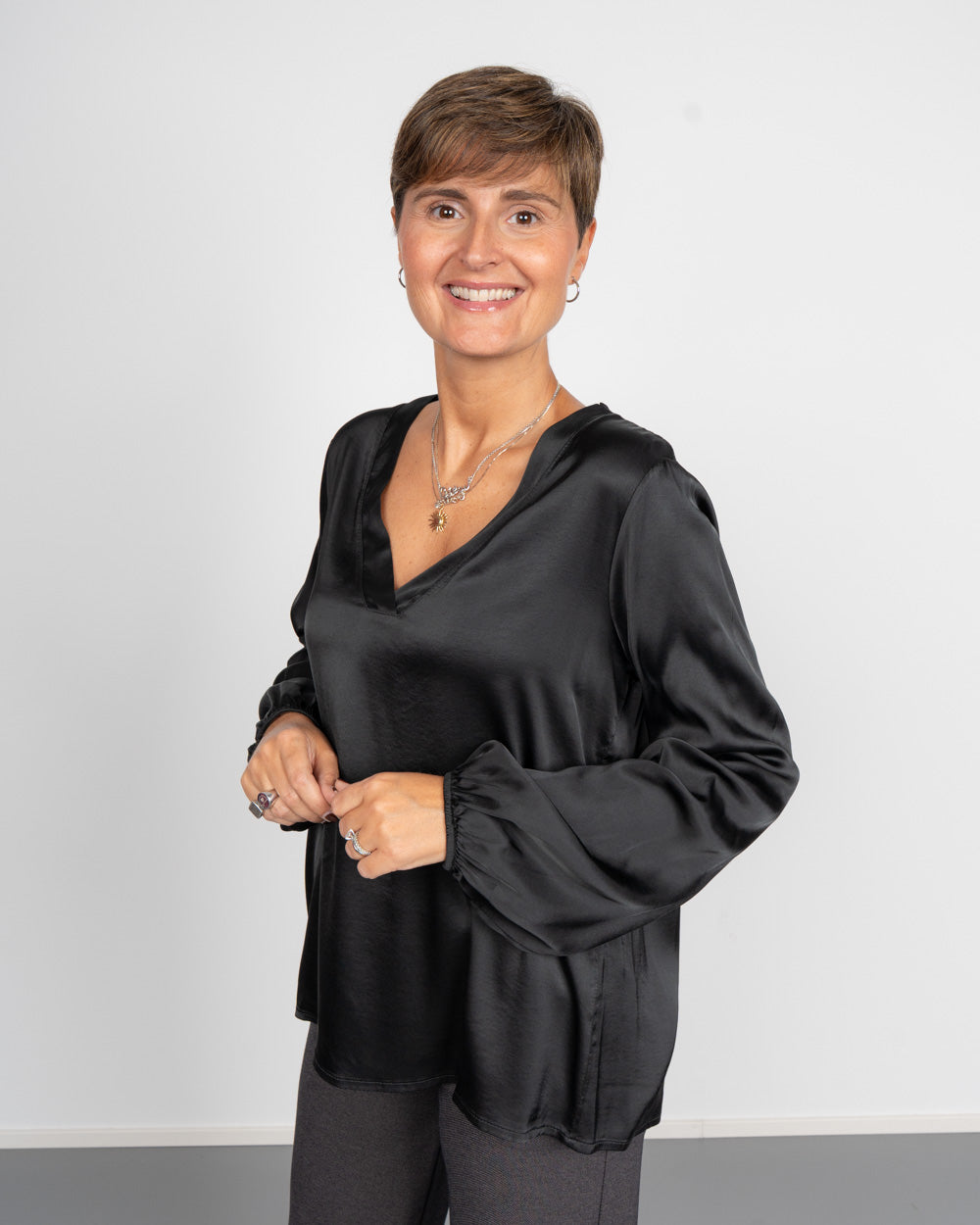 BLUSA FRANCY NERO