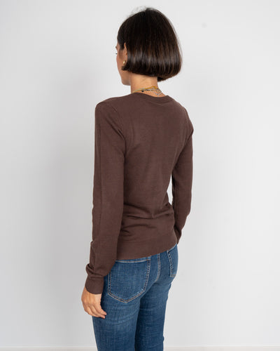 CARDIGAN NORA MARRONE