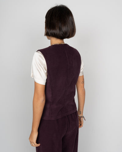 GILET FABIO BORDEAUX