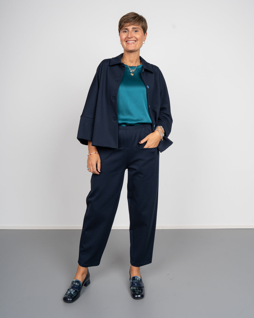 PANTALONE ARIANNA BLU