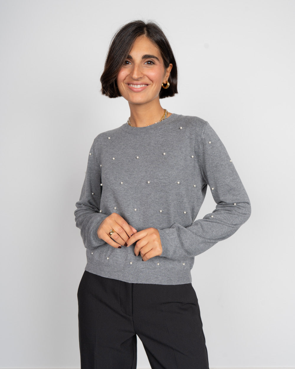 MAGLIONE GLORY GRIGIO MEDIO