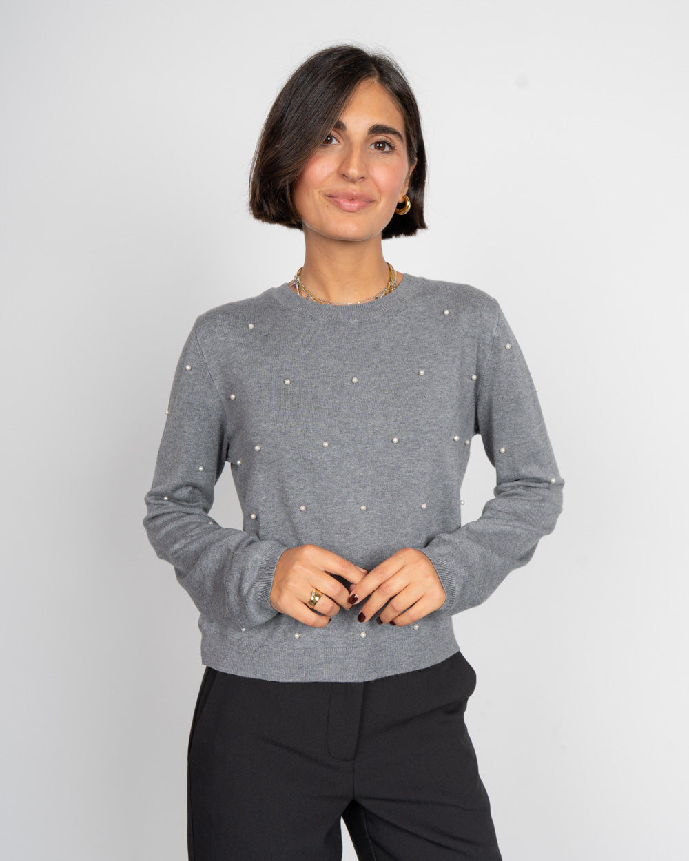 MAGLIONE GLORY GRIGIO MEDIO