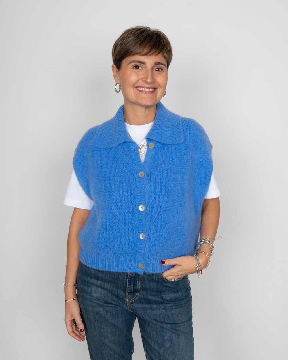 GILET RACHELE CARTA DA ZUCCHERO