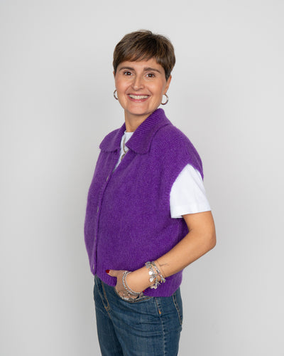 GILET RACHELE VIOLA