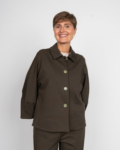 GIACCA ALESSIA VERDE MILITARE