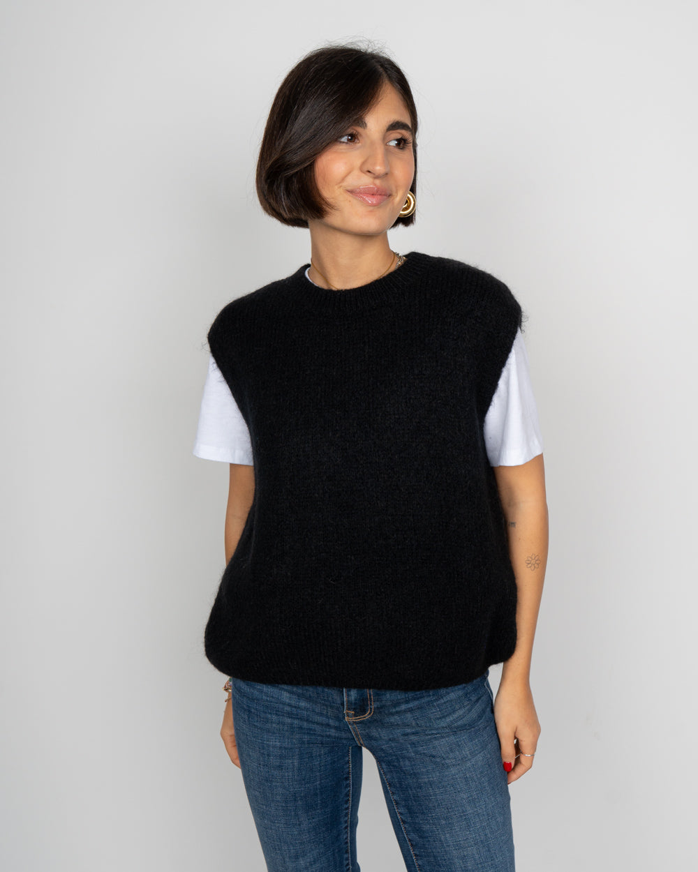 GILET ROMINA NERO