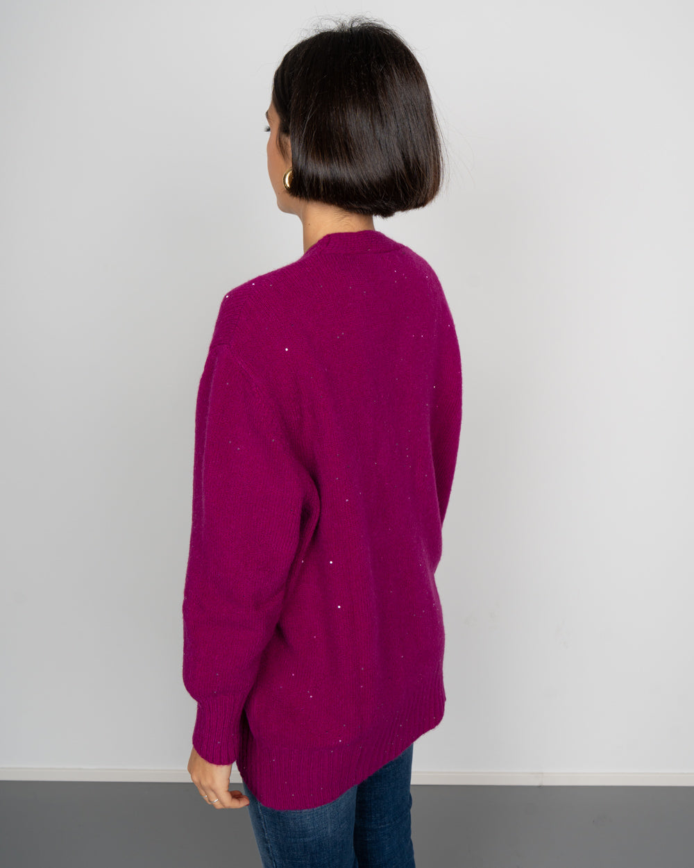 CARDIGAN FIAMMA CICLAMINO