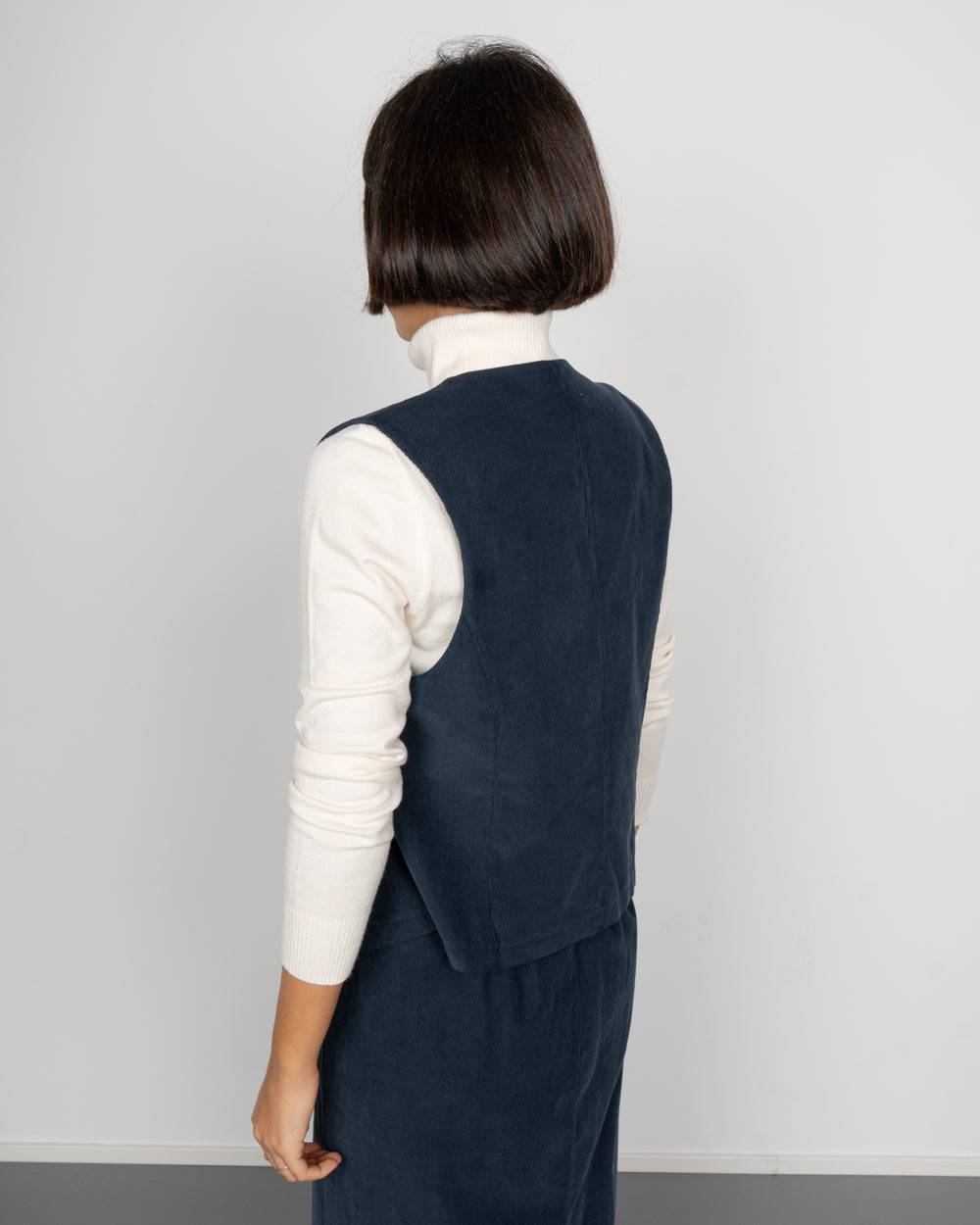 GILET FABIO BLU