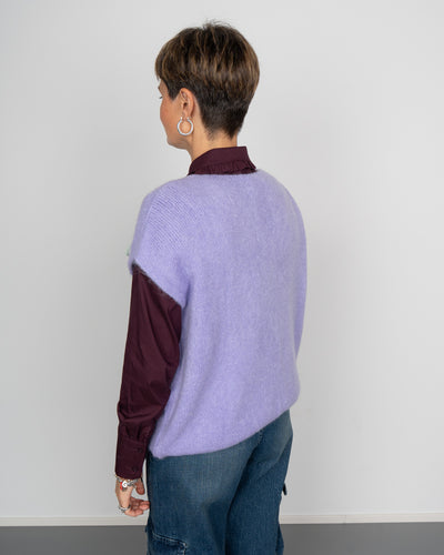 GILET RAFFAELLA LILLA