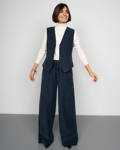 PANTALONE FILIPPA BLU