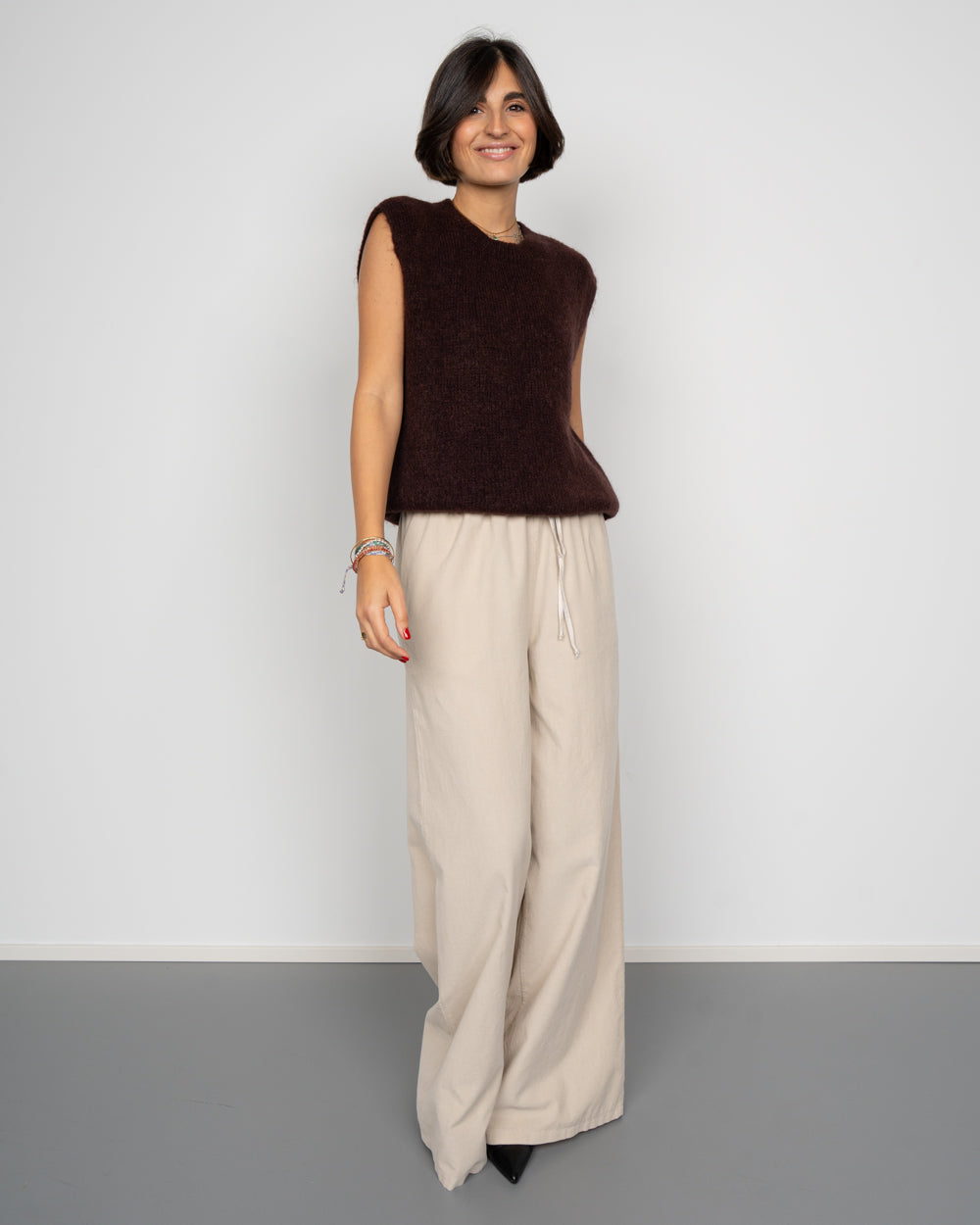 PANTALONE FILIPPA PANNA