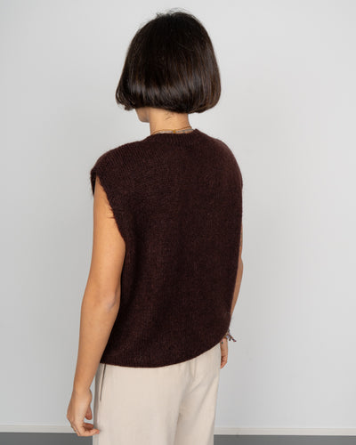 GILET ROMINA CIOCCOLATO