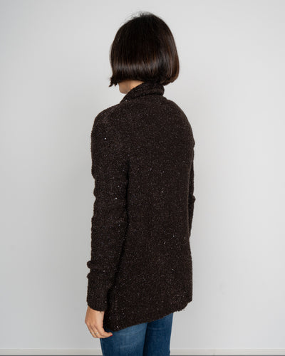 CARDIGAN FILIPPA CIOCCOLATO