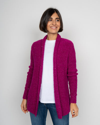 CARDIGAN FILIPPA CICLAMINO